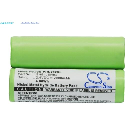 Cameron Sino 2000mAh Battery for Schick F34, F40, WR5000, WR7000, WR9000