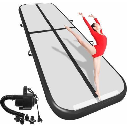 Free Shipping (6m7m8m)*1m*0.2m Inflatable Gymnastics Airtrack Floor Tumbling Air Track For Kids Free One Pump