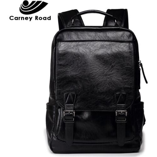 Carney Road Men's Leather Backpacks