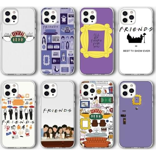 Ciciber Friends Funda Case for IPhone 12 Pro Case for IPhone 12 11 Pro XR XS Max Mini 7 X 8 6 6S Plus 5S SE 2020 Silicone Coque