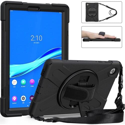 Case for Lenovo Tab M10 Plus FHD 10.3 HD 2nd Gen 10.1 M8 8.0 P11 Pro Heavy Duty Rugged Shockproof Cover with Hand/Shoulder Strap