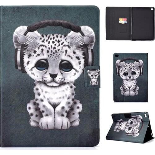 PU Leather Tablets Stand Cover Case for Apple iPad Air 1 Air 2 5 6 New iPad 9.7 2017 2018 5th 6th Gen Funda Cartoon printed Case