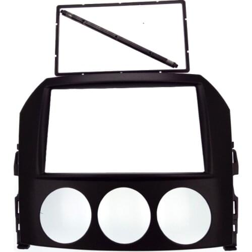 Double 2 Din Car Audio fascia for Mazda MX-5 MX5 2009 Dash Kits Stereo Adapter CD Trim Radio Panel DVD Kit