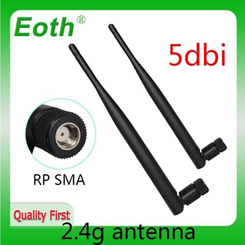 2.4GHz Antenna wifi 5dBi RP-SMA Female 2.4 ghz antena wi fi 2.4G antenne Aerial antennas antenas for Wireless wi-fi Router