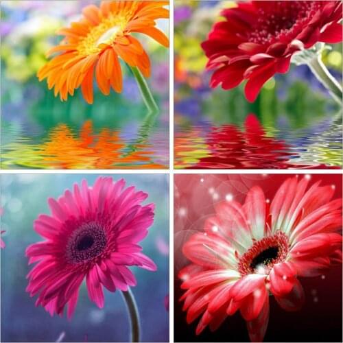 EverShine 5D DIY Diamond Mosaic Flowers Diamond Painting Full Square Cross Stitch Picture Rhinestones Art Kits Home Decoration