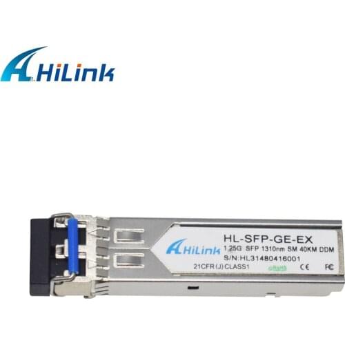Hilink Brand New 1.25g Sfp 1310nm 40km LC/SC Connector Fiber Optical Transmission