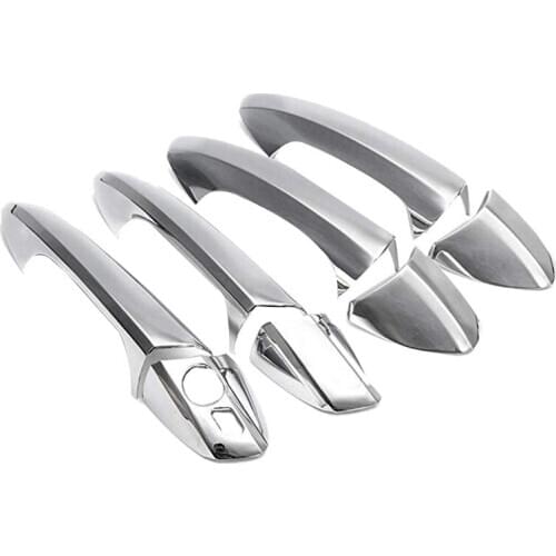 Car Chrome Door Handle Trim Cover for Mercedes-Benz GLK CLA C-Class W204 W246 W212 X204 W166 W117