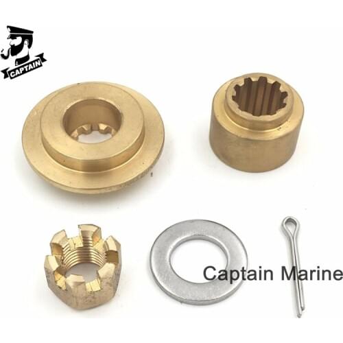20-30HP Hardware Kit Thrust Washer/Spacer/Nut/Cotter Pin for Suzuki Outboard Propeller DT20/25/30 DF25/30 A