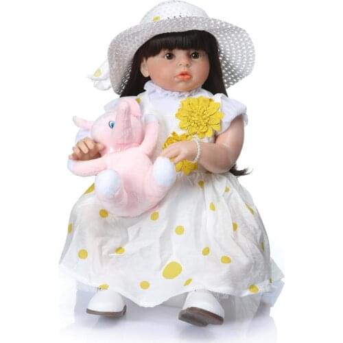 Bebes doll with70cm childrens dolls childrens company toys simulation dolls girls festival gifts infant clothing model