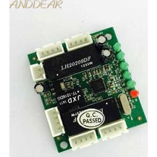 OEM mini module design ethernet switch circuit board for ethernet switch module 10/100mbps 5/8 port PCBA board OEM Motherboard