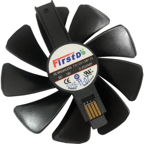 RX 590/VEGA/580 GPU Cooler FD10015M12S Graphics Cards Fan For Sapphire RX590 580 480 VEGA 570 Cards Replace