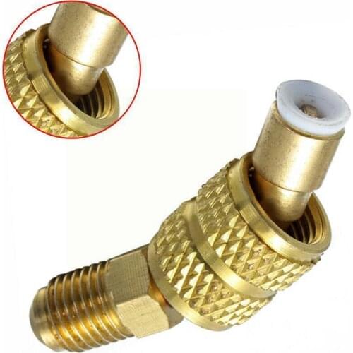 For Auto Air Conditioning R410A R22 R32 Mobile Head SAE Air Tool Refrigerator Adapter adapter Thread M conditioning x 1/4 W J7S1