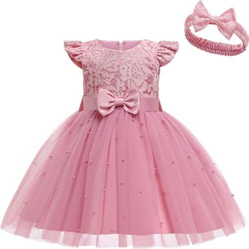 2021 New Flower Girls Dress for Wedding Evening Children Princess Party Pageant Long Gown Kids Dresses for Girls Formal Clothes