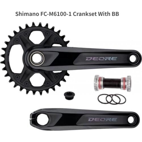 SHIMANO DEORE FC M6100 Crankset M6100 1x12-Speed 30T 32T 170MM 175MM