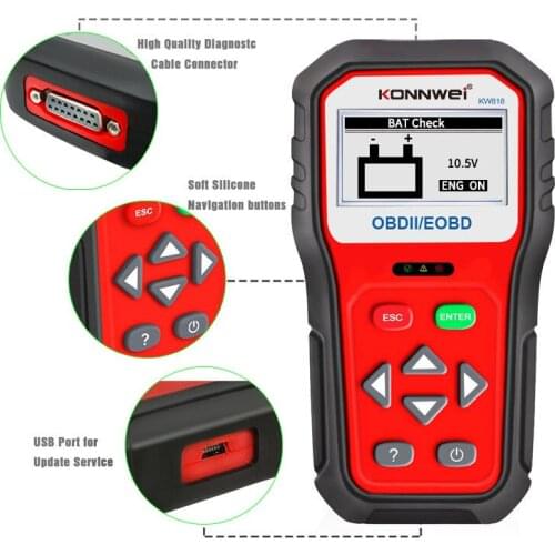 Vs550 vs600 upgrade kw818 vehicle engine fault diagnosis scanner trip computer ELM327