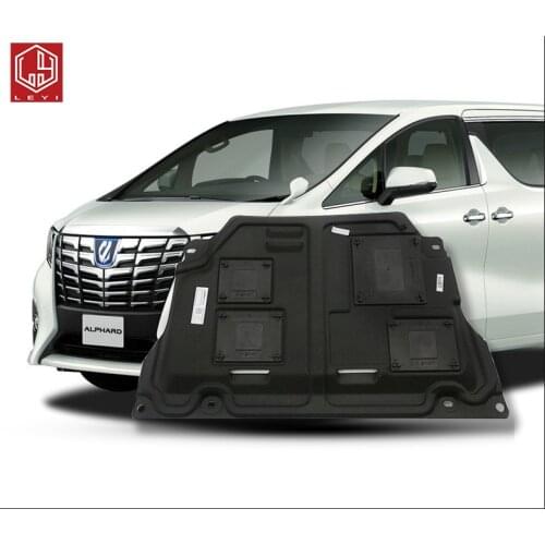 Car styling For vellfire 30th plastic steel engine guard For alphard 2015-2019 Engine skid plate fender 1pc