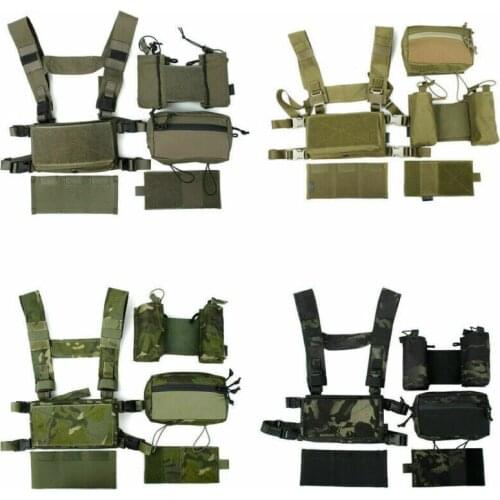 TMC Tactical Combat Lightweight Modular Chest Rig Training Vest Rig Set TMC3115