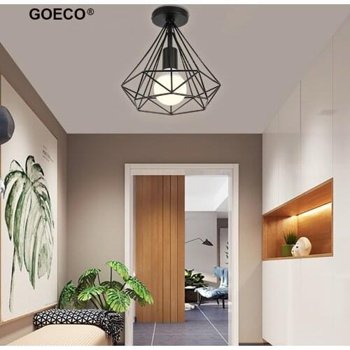Vintage Led Ceiling Lamp Retro Industrial Ceiling Light For Living Room Bedroom Dinning Room Kitchen Home Decor Hanging Lamp E27
