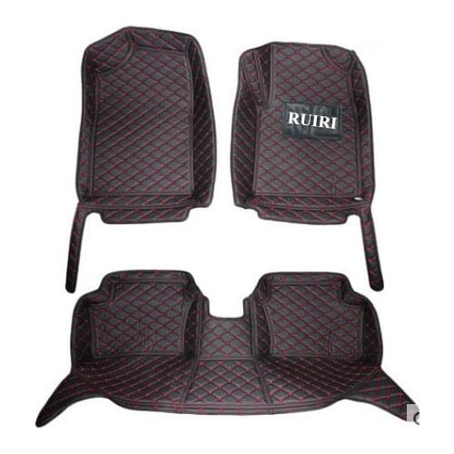 High quality! Custom special car floor mats for Right Hand Drive Toyota Land Cruiser 80 1998-1890 5 seats waterproof car carpets