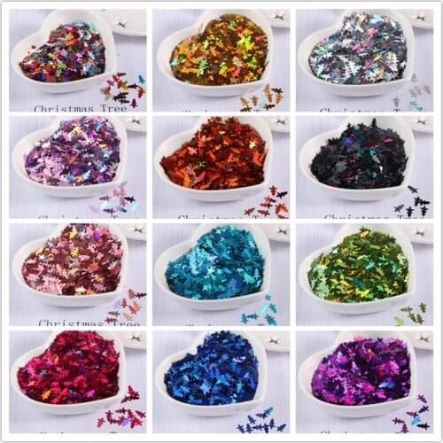 10g/Pack 10mm Ultrathin Christmas Trees Sequins PVC Paillettes DIY Christmas Decoration Sewing Craft Lentejuelas Accessories