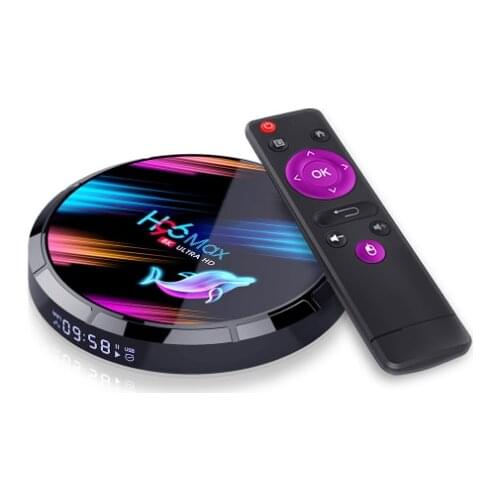 10pcs H96 MAX X3 8K Amlogic S905X3 32G 64G 128G Smart TV BOX Android 9.0 Dual Wifi 1080P 4K Youtube Set Top Box media player