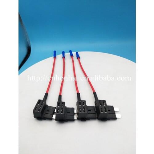 12/24V Car Add A Circuit Standard/Mini/Micro Blade Fuse Boxes Holder Piggy Back Fuses Tap