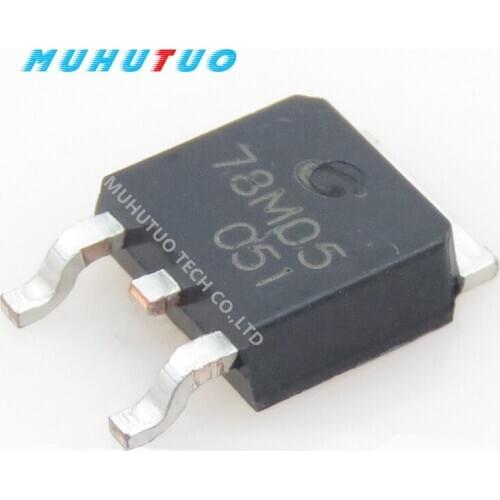 20PCS 78M05 patch 7805 tri-terminal regulator L78M05CDT TO 252 SOT-252 5V 800MA
