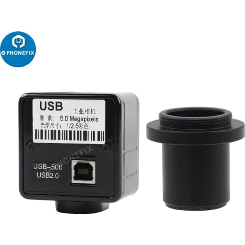 5MP Cmos USB Microscope Camera Electronic Eyepiece Free Driver High Speed Industrial Camera For Binocular Trinocular Microscope