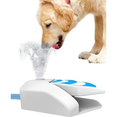 Automatic Dog Water Feeder Dog Water Fountain Step-On Pet Outdoor Drinking Fountain Puppy Pet Drinking Dispenser Outdoor Using