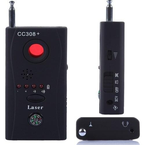 Auto-detection Wireless Camera Lens Signal Detector CC308+ Radio Wave Signal Detect Full-range WiFi RF GSM Device Finder US