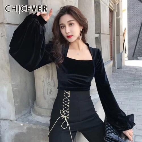 Женские укороченные футболки CHICEVER China At AliExpress