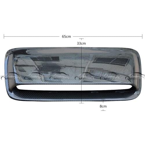Carbon Fiber Front Hood Intake Vent Trim Body kit For Subaru IMPREZA 2006-2007