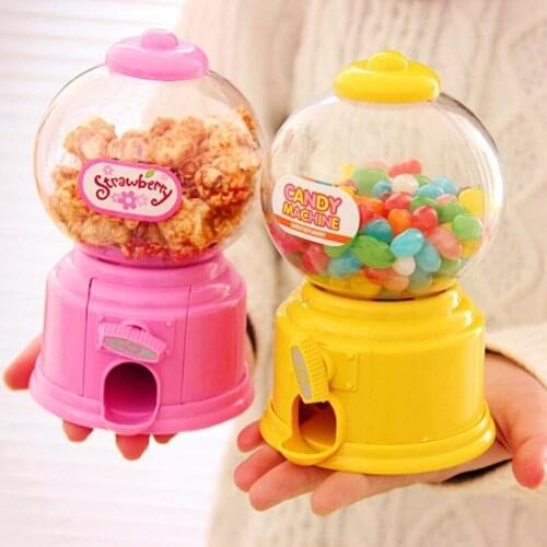 Korean Mini Twisting Candy Machine Dispenser Piggy Bank Girl Boy Birthday Gift Kids Funny Toys Portable Candy Machine