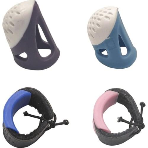 Creative Silicone Finger Thimble For Cloth Sewing Accessories Purple Gray Handmade Clothing Repair Small Tools 25mm x 20mm