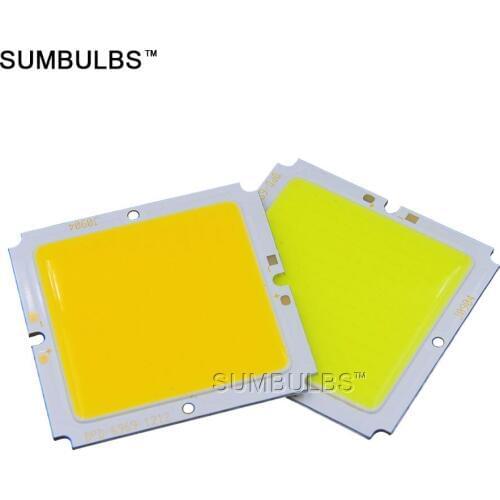 69x69MM 30W Square LED COB Light DC36-40V Super Bright Warm Pure White LED Lighting Chip Bulbs for Panel Flood Lights Spotlight