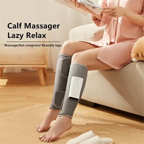 Hot Compress Leg Massager Calf Air Wave Massager Home Air Pressure Elderly Foot Therapy Full Wrap Varicose Vein Therapy