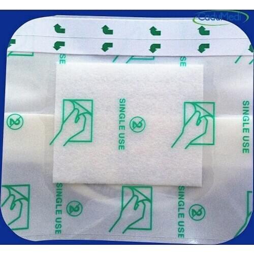 20pcs 6*7cm 9*10cm high quality medical transparent self adhesive large waterproof sticker Pu film with cotton pad wound pad