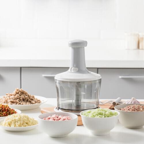 Mutlifunction Manual Meat Grinder Kitchen Hand-power Food Chopper Fruit Vegetable Nuts Herbs Garlic Cutter