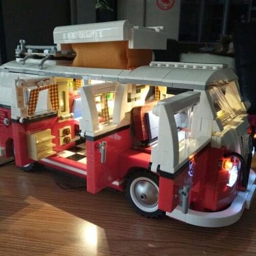 DIY LED Light Up Kit For Creator Series The T1 Camper Van Compatile With 10220 21001