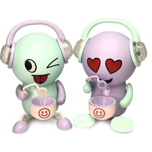 New Bubble Maker With Music Lights Summer Magic Bubble Blower Machine Electric Bubble Maker Kids Outdoor Toys Wedding Supplies