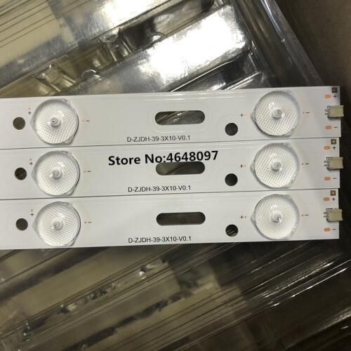 New 3pcs/lot LED Backlight strip Lamp For LG TV D-ZJDH-39-3X10 V0.1 CRH-K393535T031038A