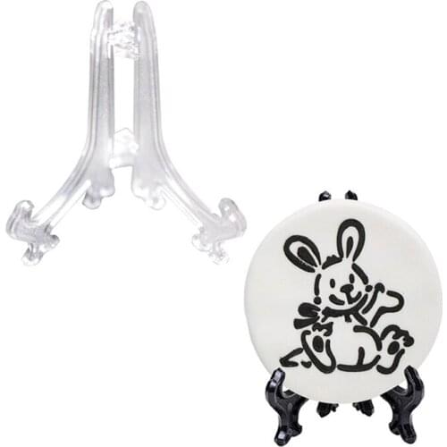 Mini Plastic Coin Display Easel Stand Card Medal Badge Holder Collection Shelf Package Include Coin Biscuit Display Easel Stand