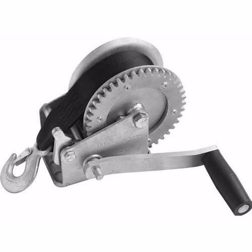 2000lb---3000lbX8M Boat windlass truck auto portable manual winch with webbing sling, hand tool, hand puller tire repair tool