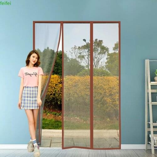 Strong Magnetic Door Curtain,Anti-mosquito And Insect-Proof Automatic Closing Invisible Gauze ,Large-Size Custom Door Curtain