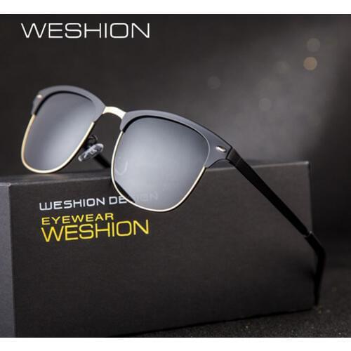 Retro Sunglasses Women Polarized Men Vintage Rimless Ladies Male Sun Glasses For Womens UV400 2018 Gafas De Sol Tenis Feminino