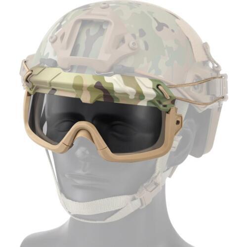 Tactical Military Airsoft Hunting Goggles Shooting Glasses Motorcycle Windproof Wargame Goggles Helmet Eyewear Paintball Eye