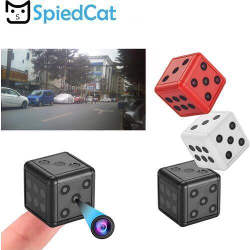 SQ16 1080P HD Motion Video Surveillance Night Vision Camcorder Security Dice Camera Mini Camera Action Recording Support TF Card