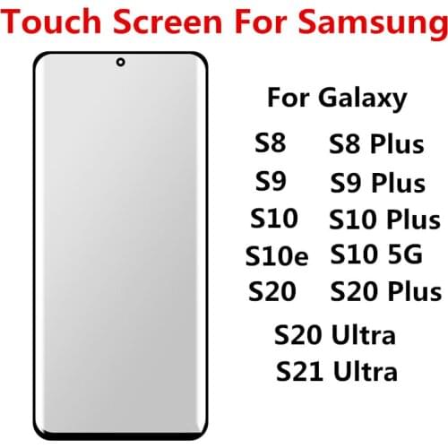 S 8 Outer Screen For Samsung Galaxy S8 G950 Front Touch Panel LCD Display Out Glass Cover Lens Phone Repair Replace Parts