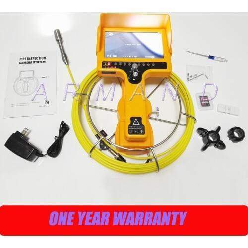 Waterproof drain camera for pipe inspection tool 710DN-SCJ Industrial boroscope With DVR Function & ABS Case