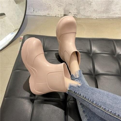 2021 New Arrival Women Spring Go-To Stretch Breathable Peep Toe Booties Mid Heel Ankle Boots